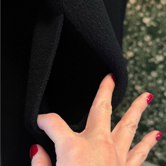 Theory navy Double faced wool/cashmere  open coat - Picture 6 of 6